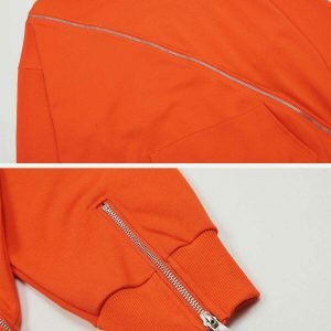 retro zip up hoodie [edgy] streetwear essential 8252